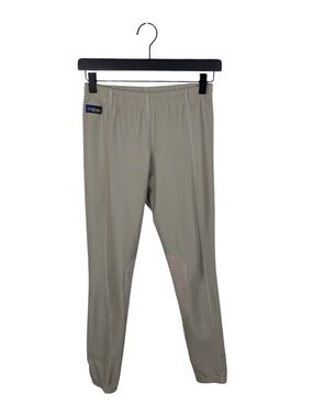 Irideon Riding Wear Kids Issential Tight Breeches Pants Size XL Knee Patch Tan
